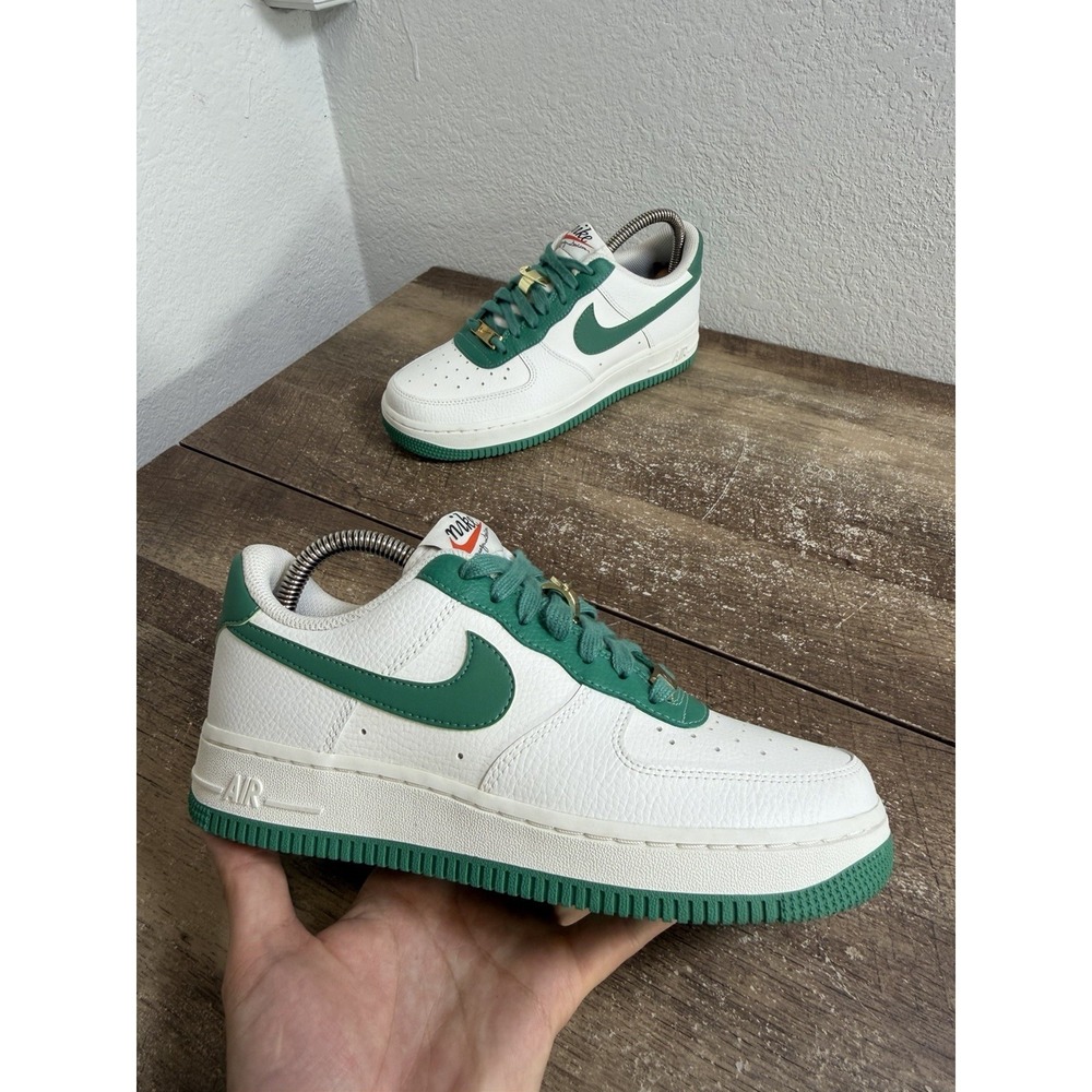 Nike Air Force 1 Low Carolyn Davidson Sample Womens 7 White Green Gold Rare